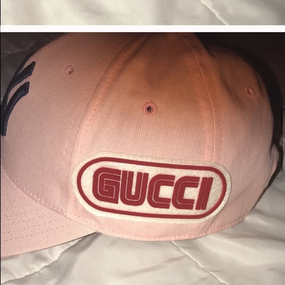 Pink Gucci NY Yankees Hat - Picture 2 of 8
